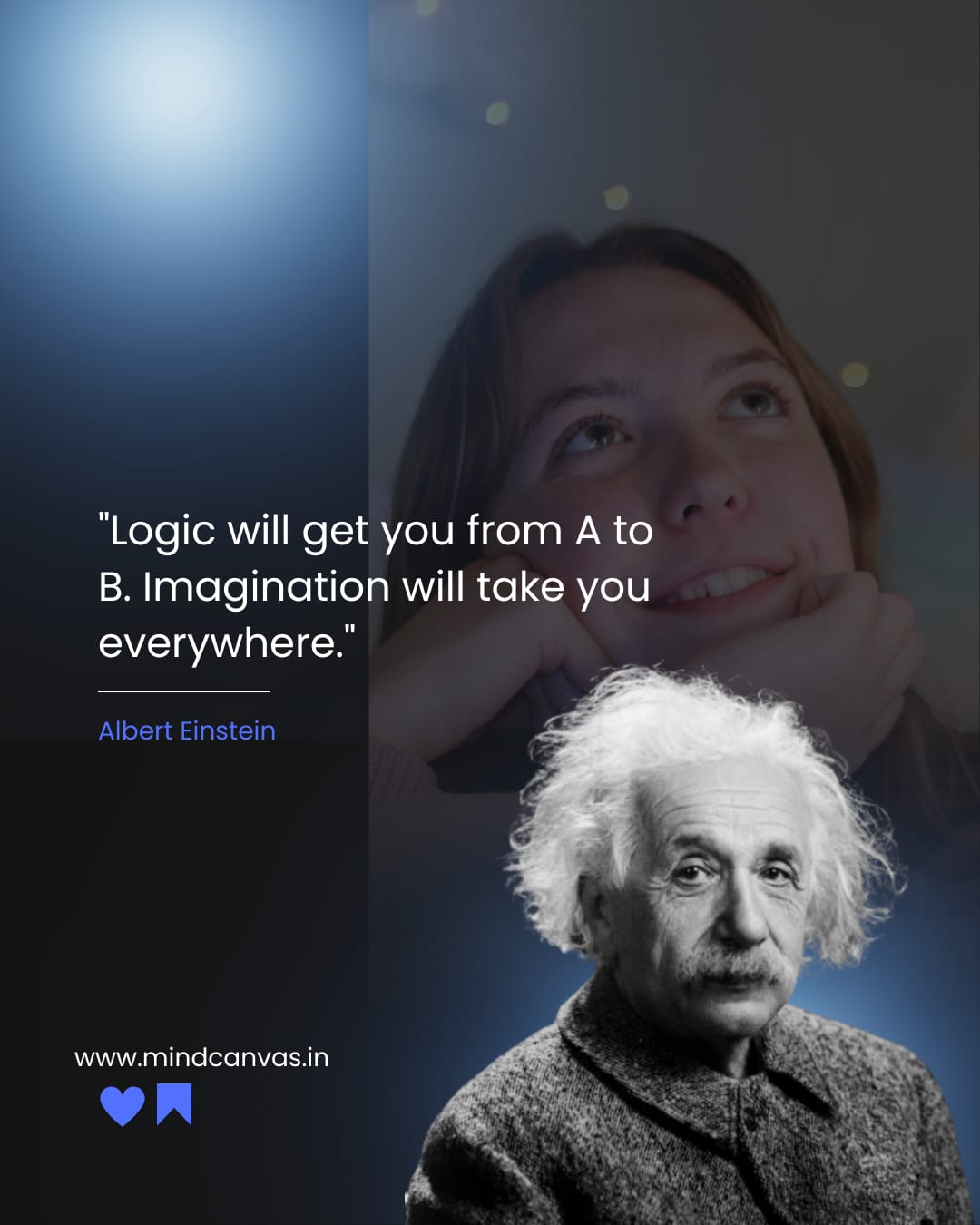 Logic will get you from A to B. Imagination will take you everywhere.